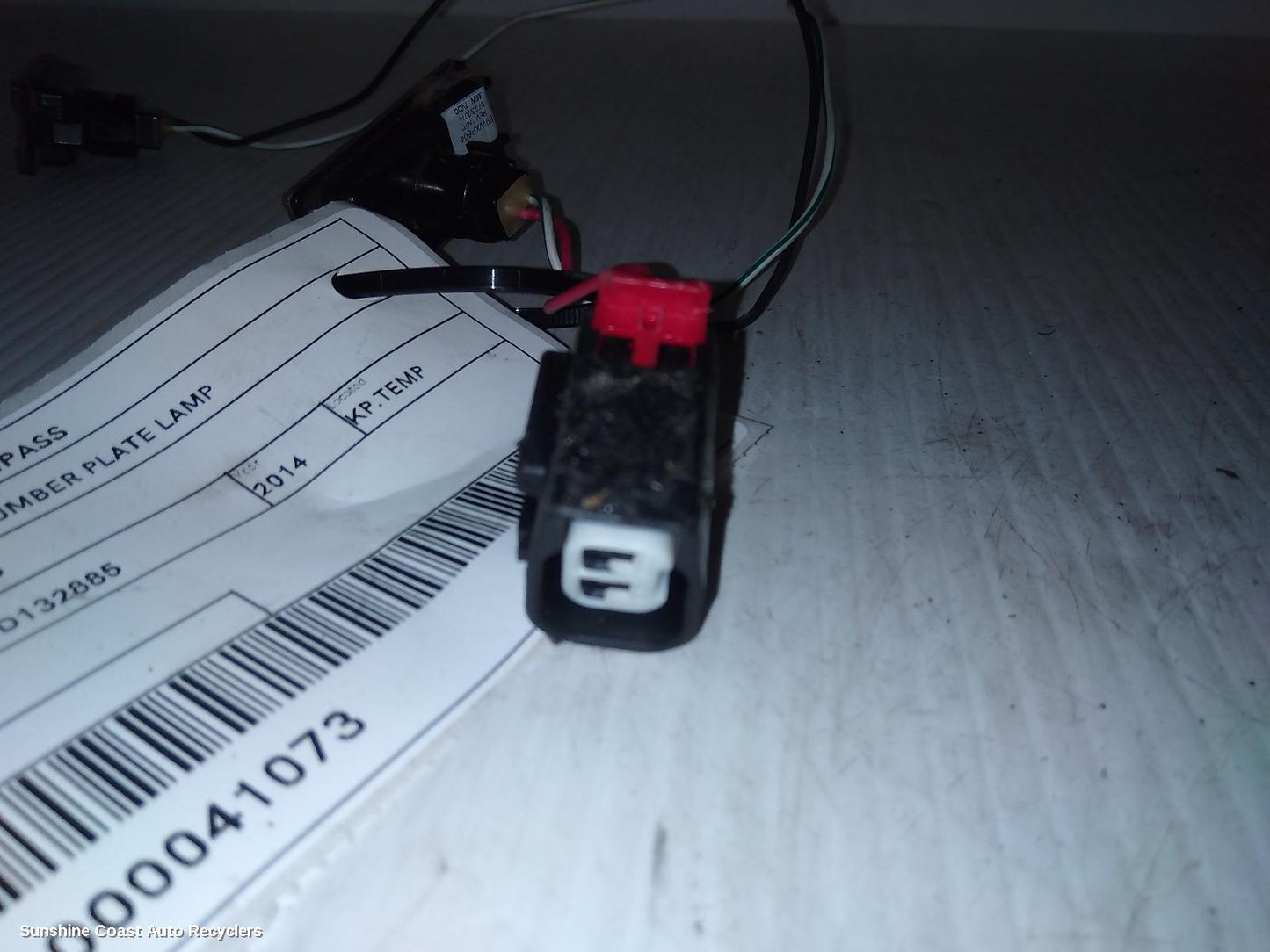 2014 Jeep Compass Number Plate Lamp