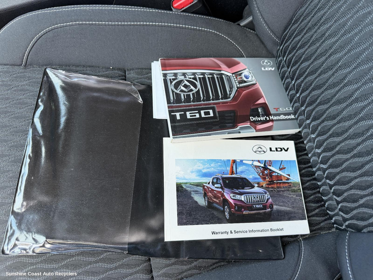 2017-2026 Ldv T60 Owners Handbook
