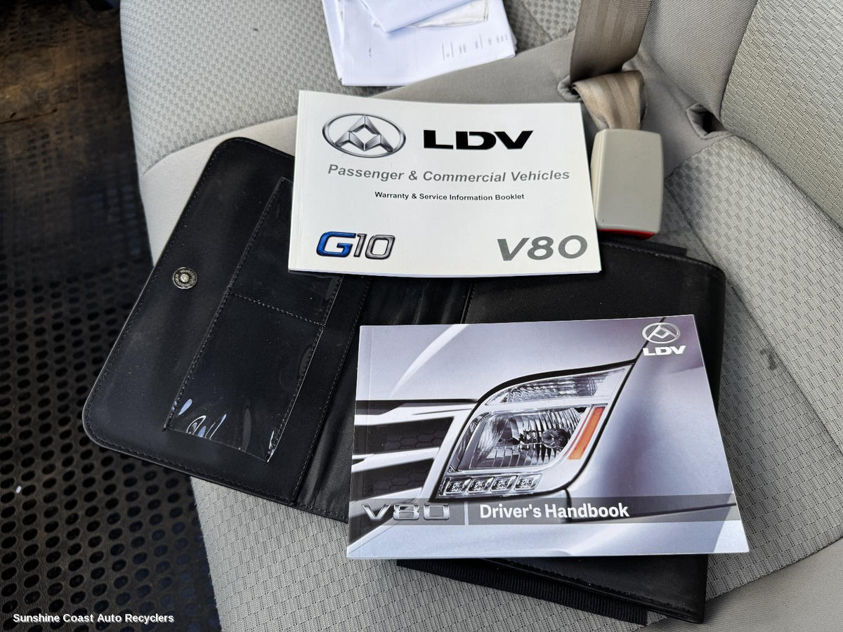 2013-2023 Ldv V80 Owners Handbook