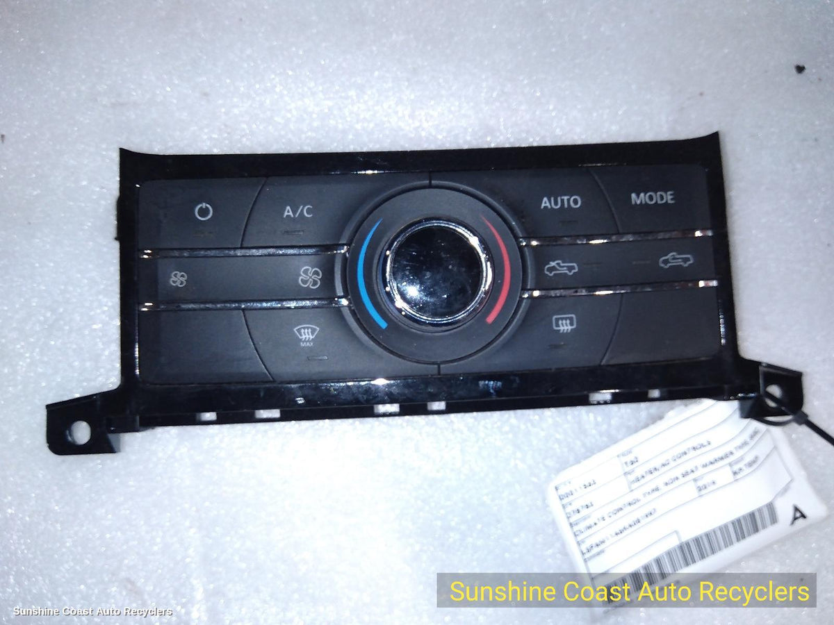 2017-2021 Ldv T60 Heater Ac Controls