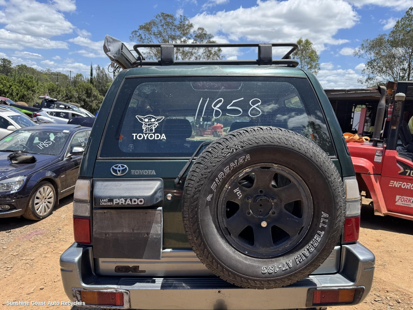 1996-2003 Toyota Prado Bootlid Tailgate