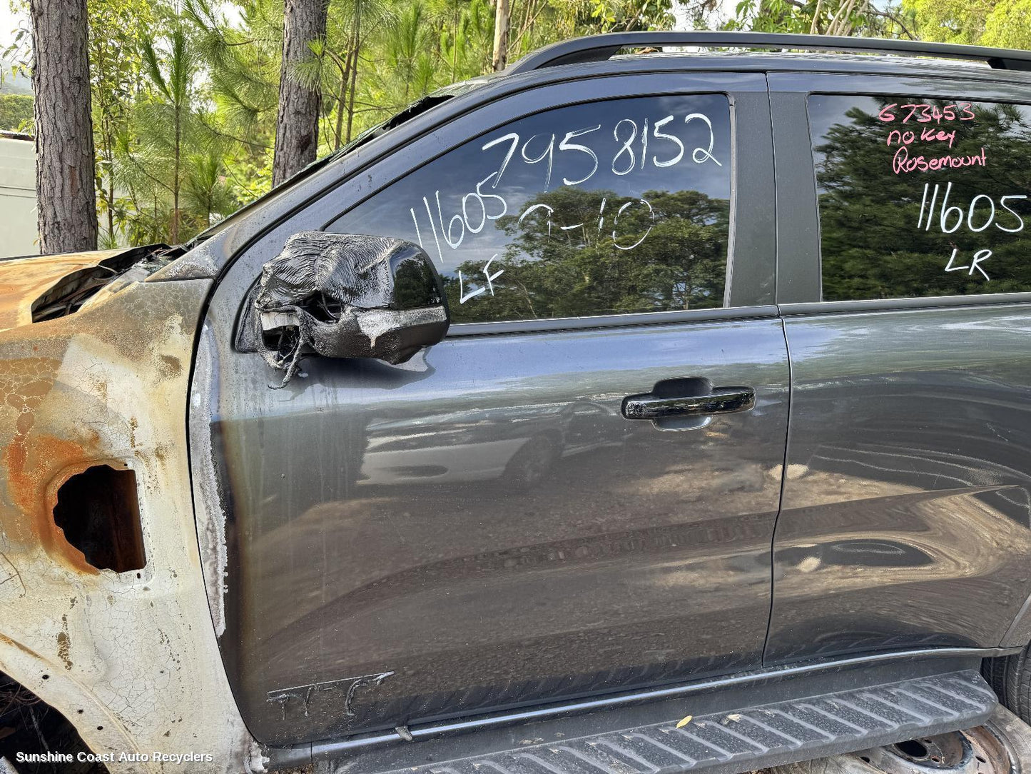 2024 Ford Everest Left Front Door Window