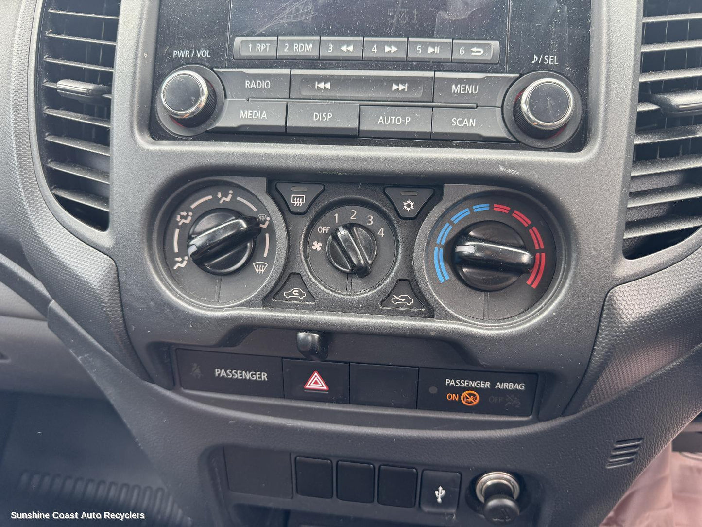 2016 Mitsubishi Triton Heater Ac Controls