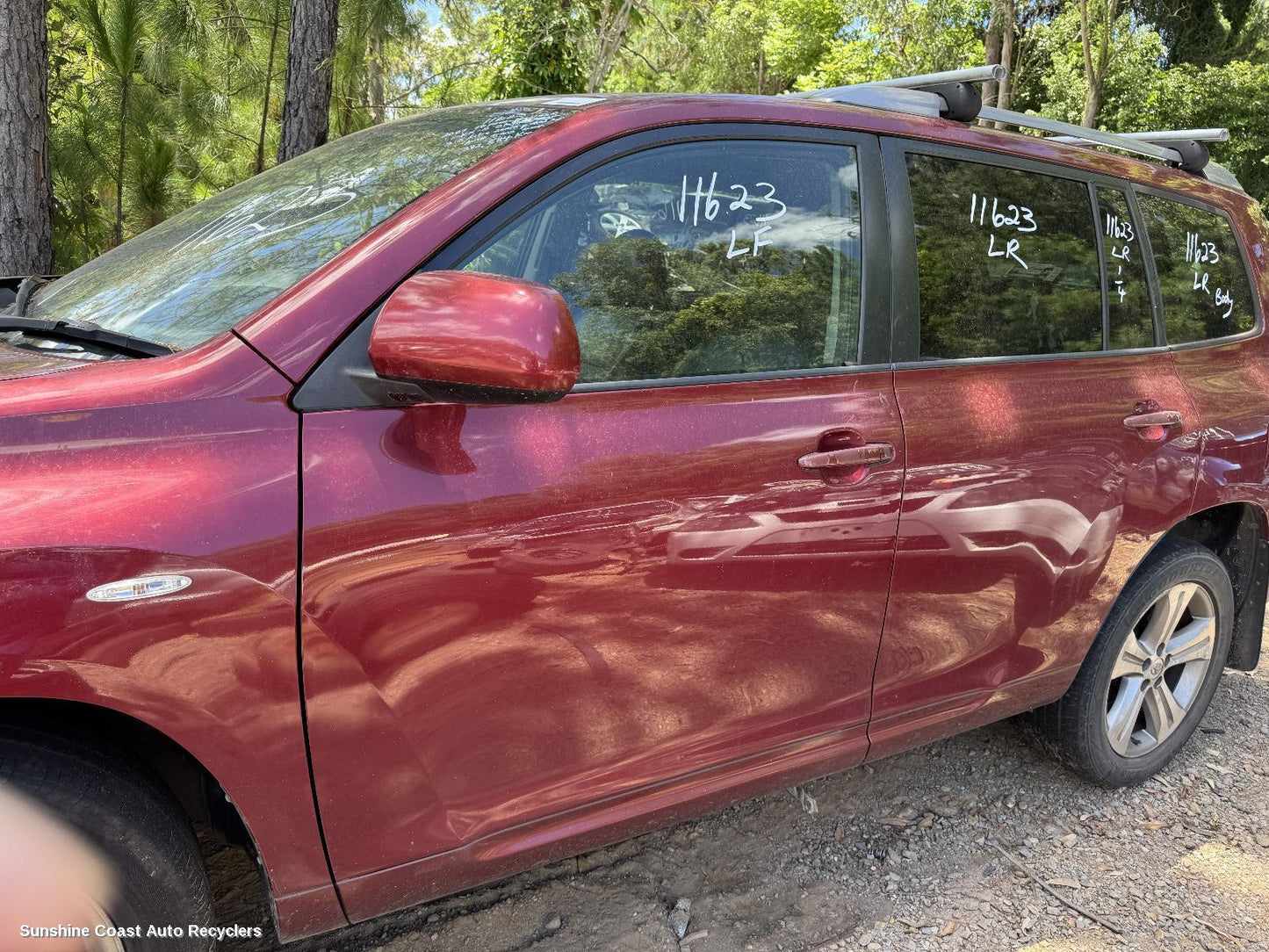 2007 Toyota Kluger Left Door Mirror