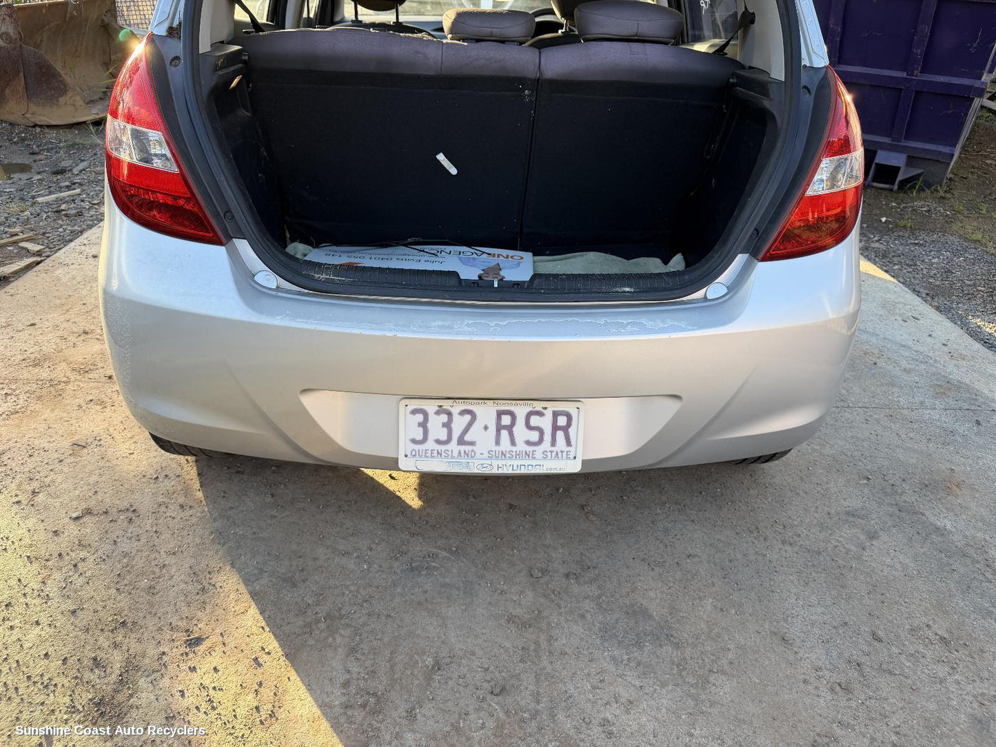 2010-2012 Hyundai I20 Rear Bumper