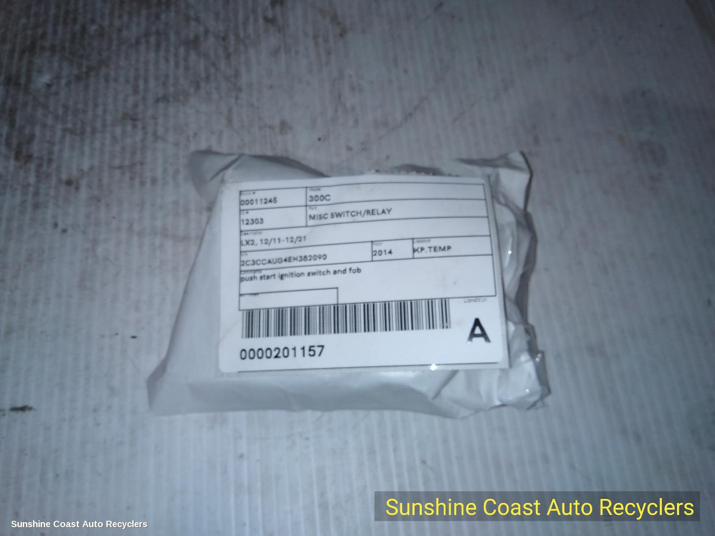 2014 Chrysler 300c Misc Switch Relay