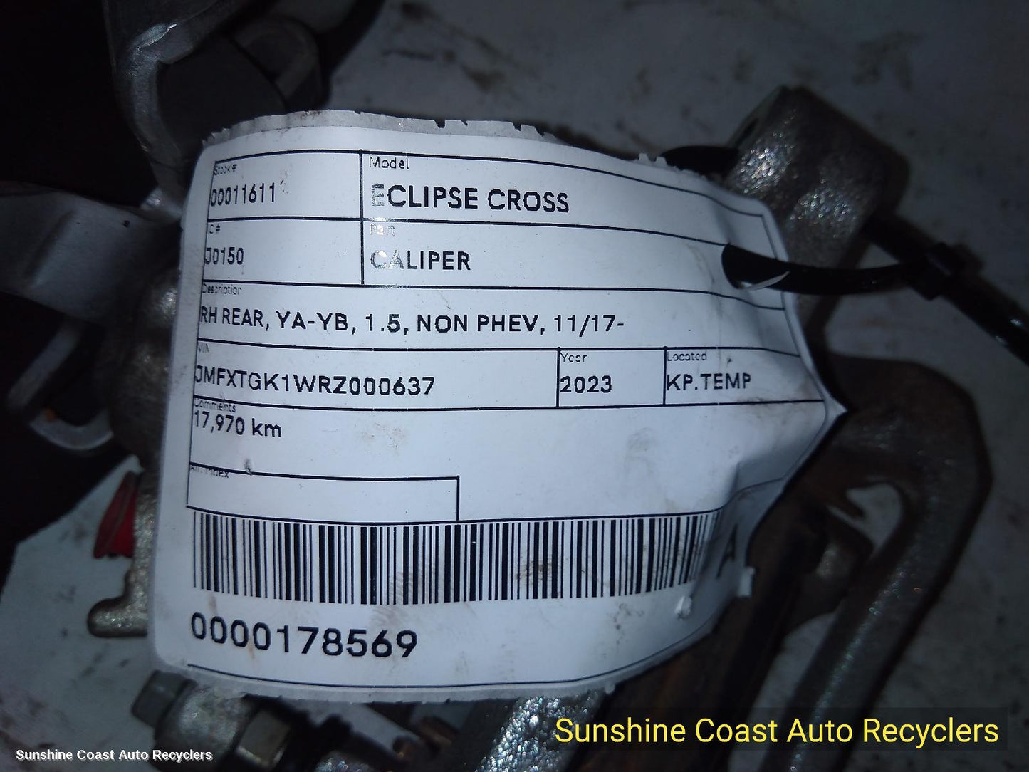 2017-2026 Mitsubishi Eclipse Cross Caliper