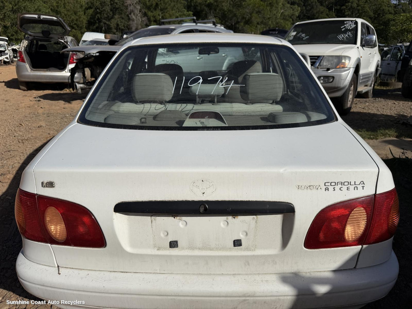 1999-2001 Toyota Corolla Bootlid Tailgate