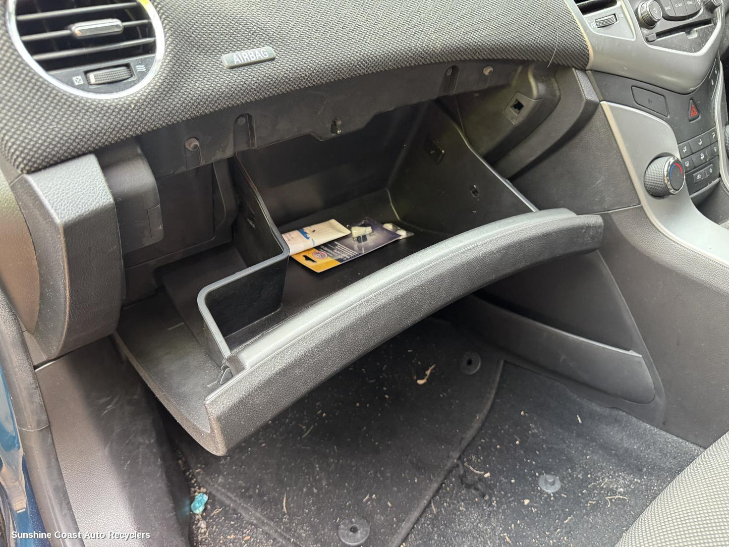 2012 Holden Cruze Glove Box