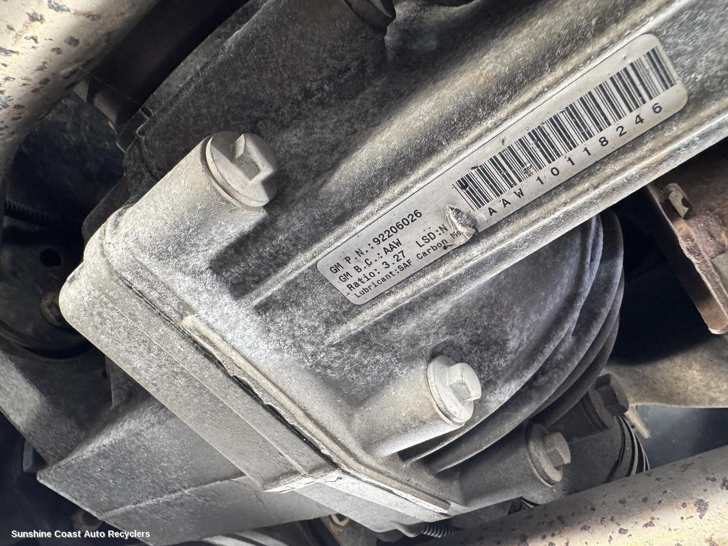 2010 Holden Commodore Differential Centre