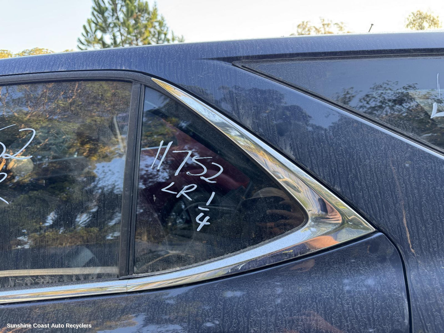2018 Holden Equinox Left Rear 1 4 Door Glass