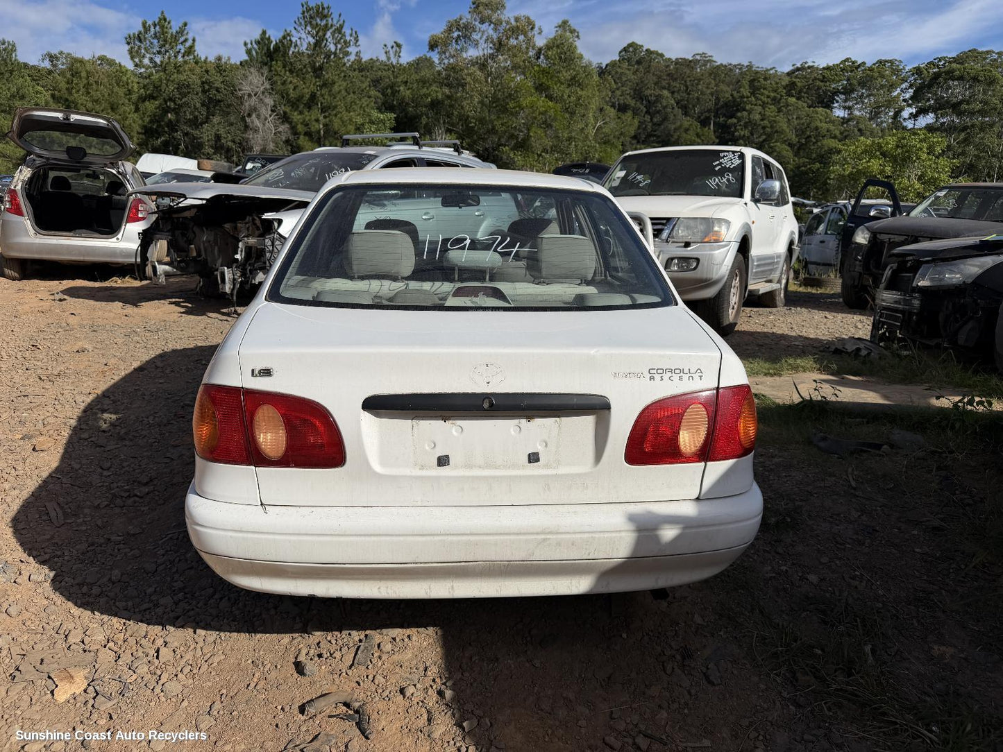 1999-2001 Toyota Corolla Bootlid Tailgate