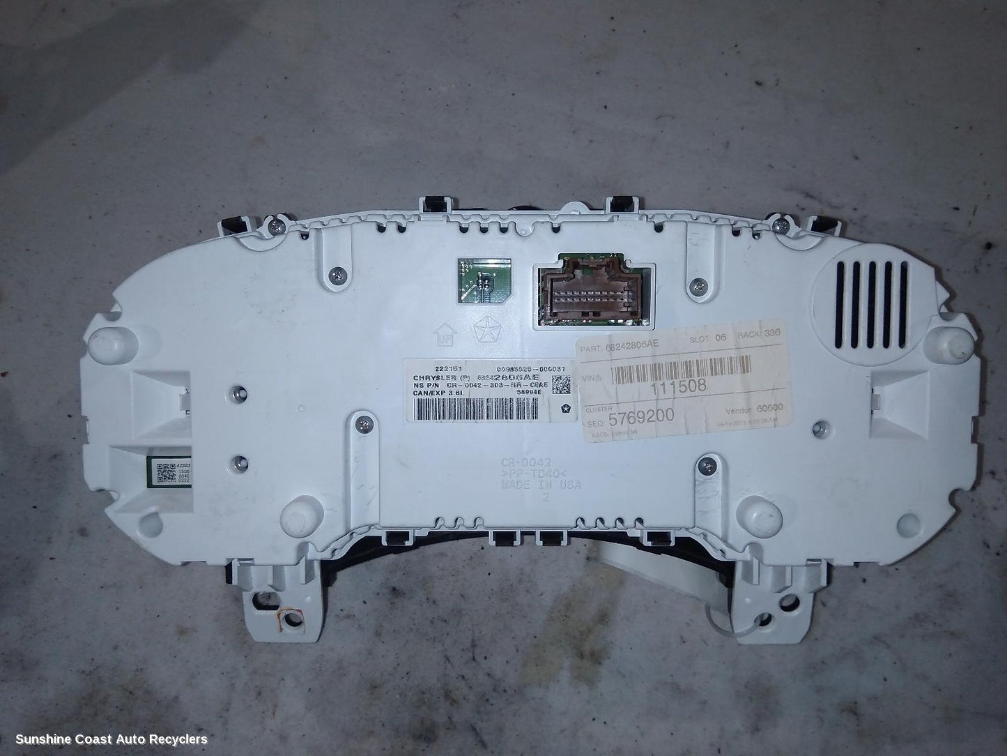 2015 Jeep Grandcherokee Instrument Cluster