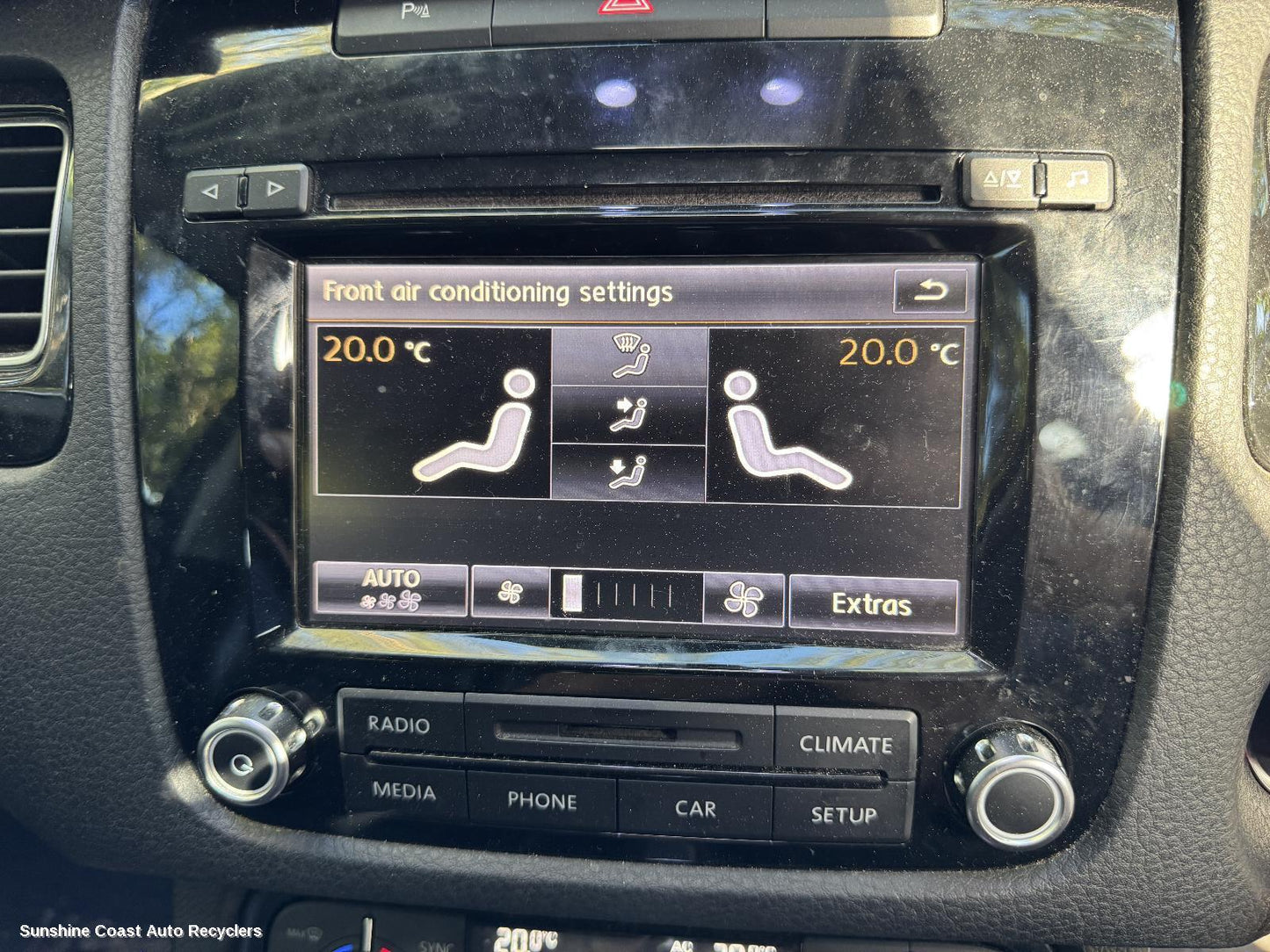2012 Volkswagen Touareg Radio Cd Dvd Sat Tv