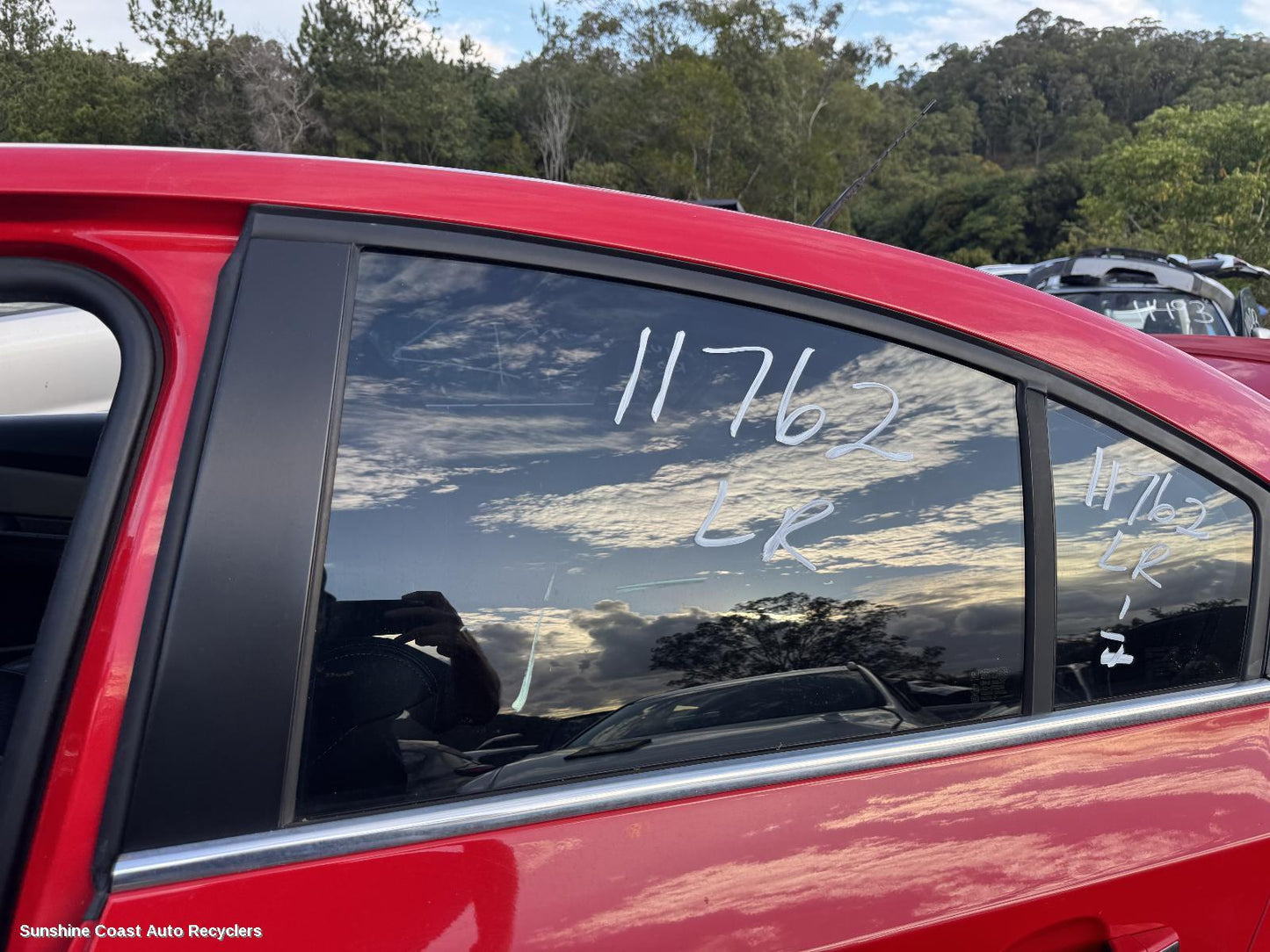 2016 Holden Cruze Left Rear Door Window