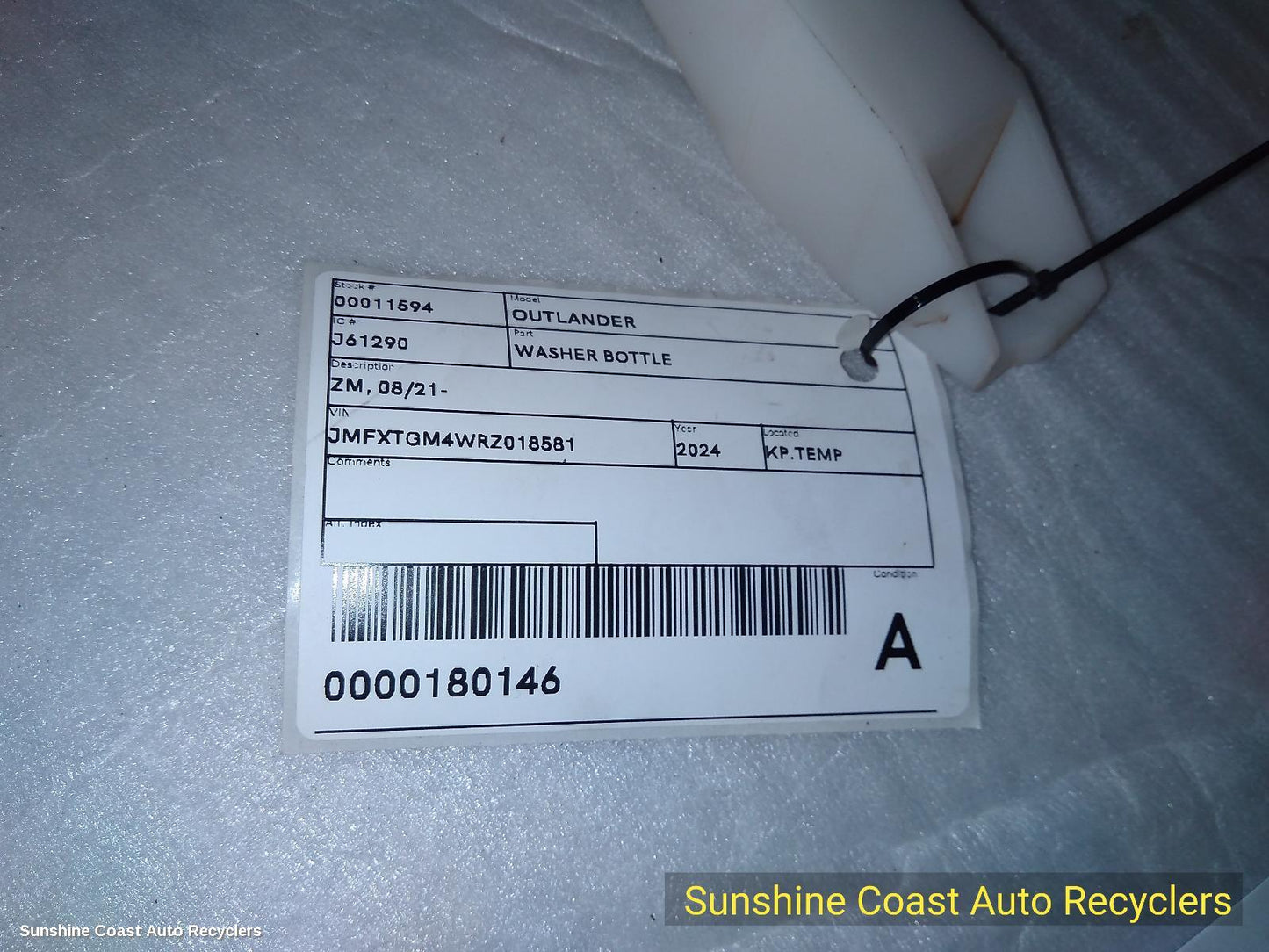 2024 Mitsubishi Outlander Washer Bottle