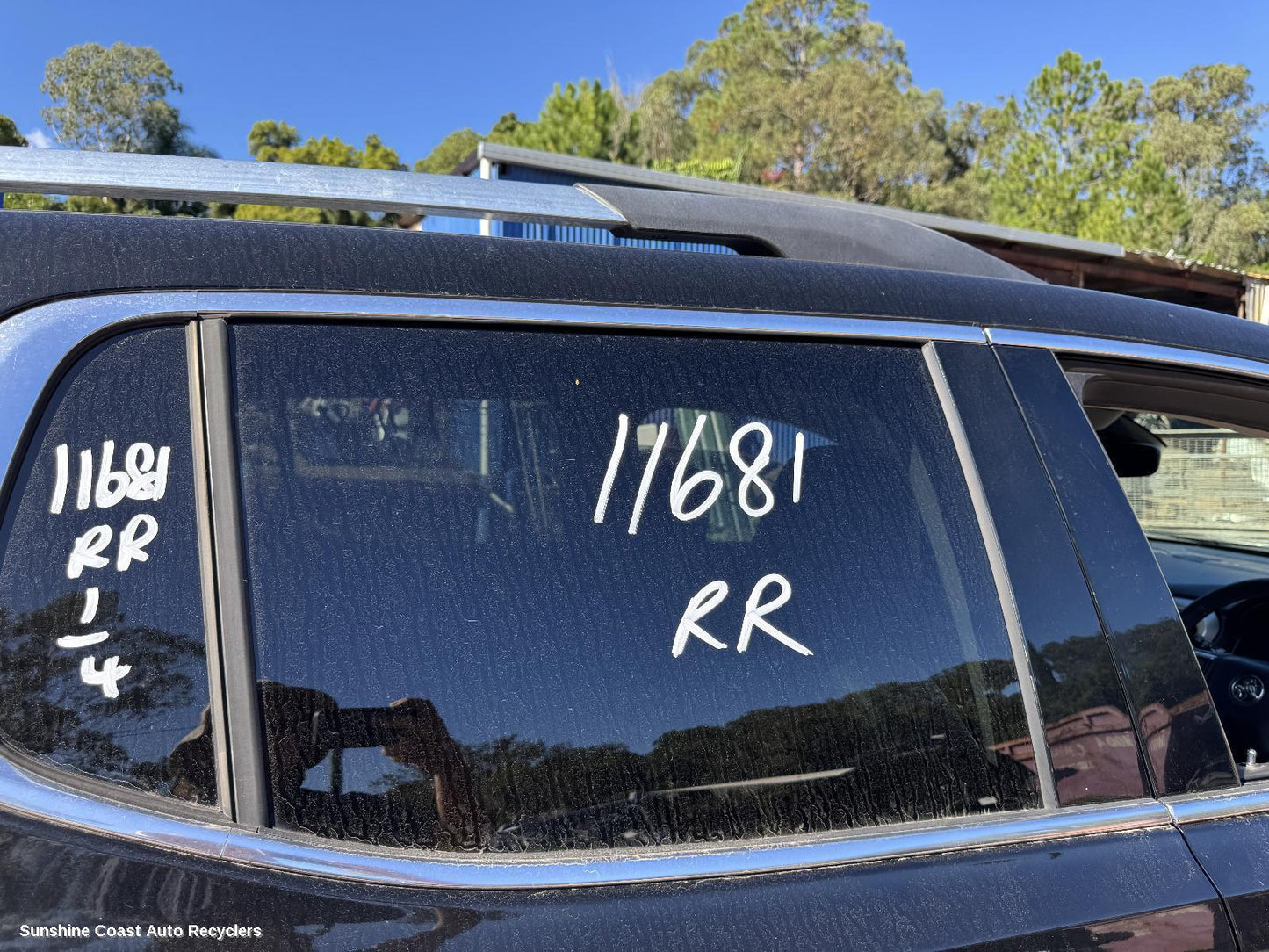 2019 Holden Acadia Right Rear Door Window