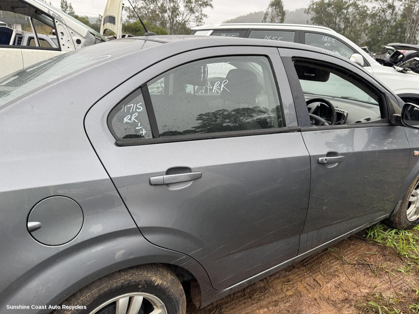 2013 Holden Barina Right Rear Door Window