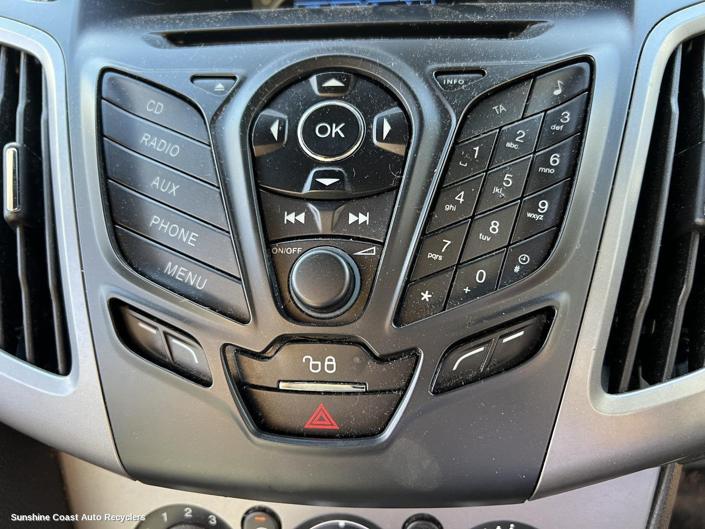 2013 Ford Focus Radio Cd Dvd Sat Tv