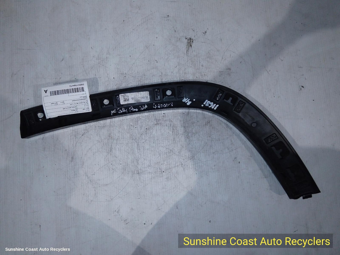 2019 Holden Acadia Wheel Arch Flare