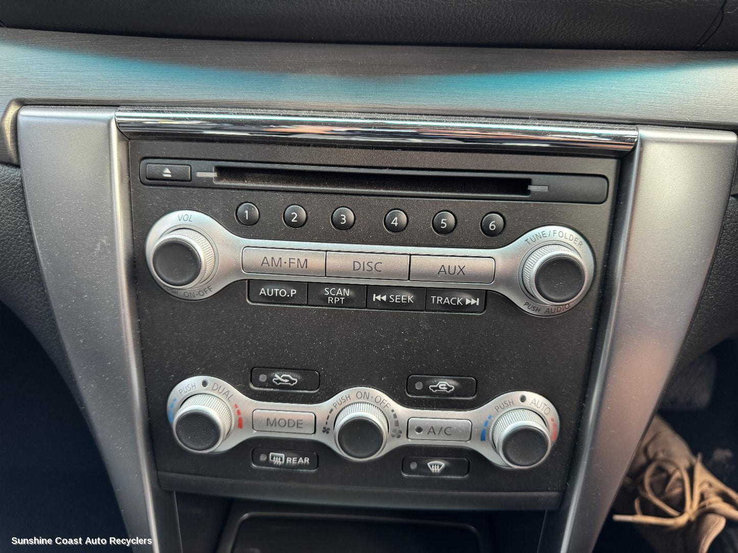 2009-2014 Nissan Maxima Heater Ac Controls