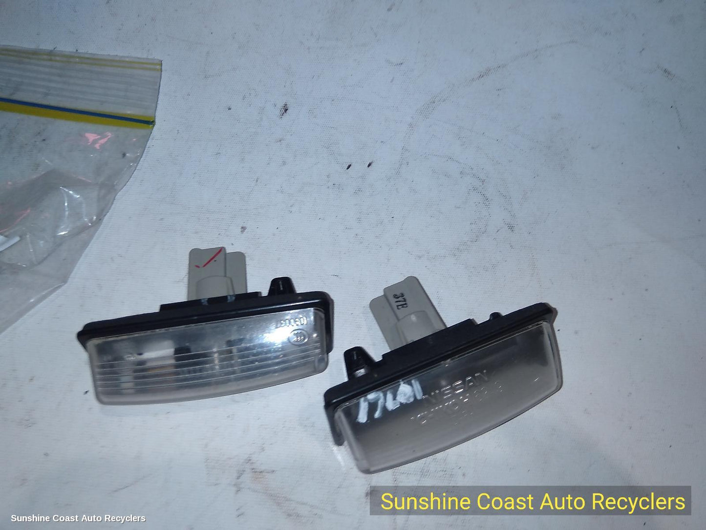 2013-2017 Nissan Pulsar Number Plate Lamp