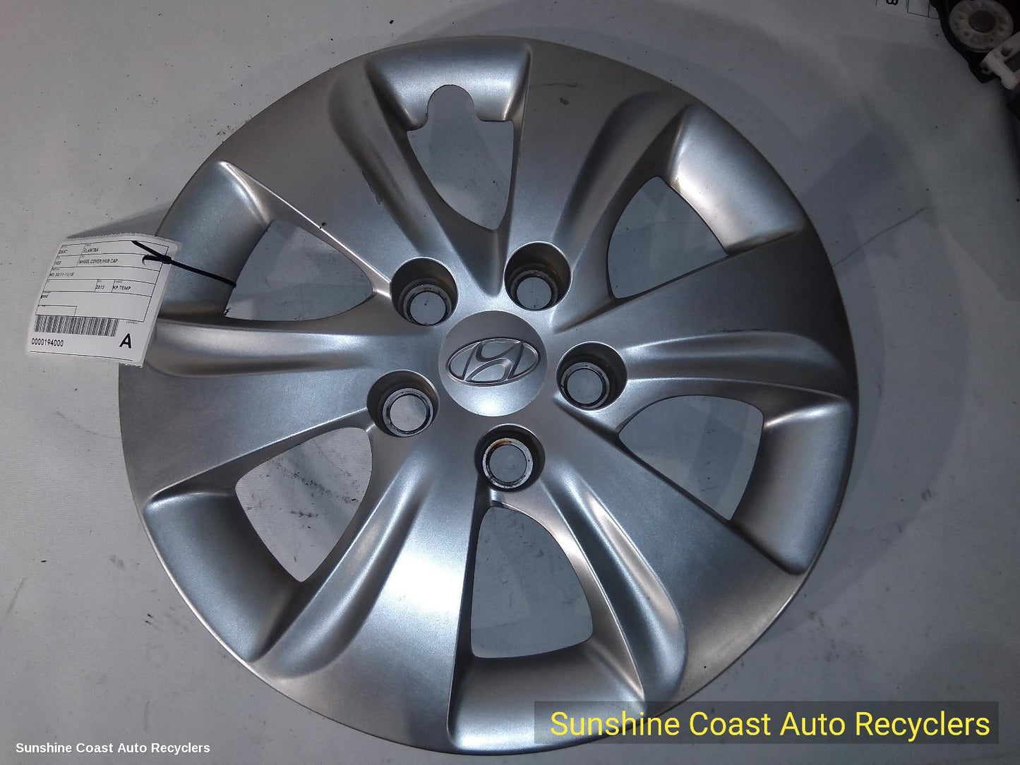2012 Hyundai Elantra Wheel Cover Hub Cap
