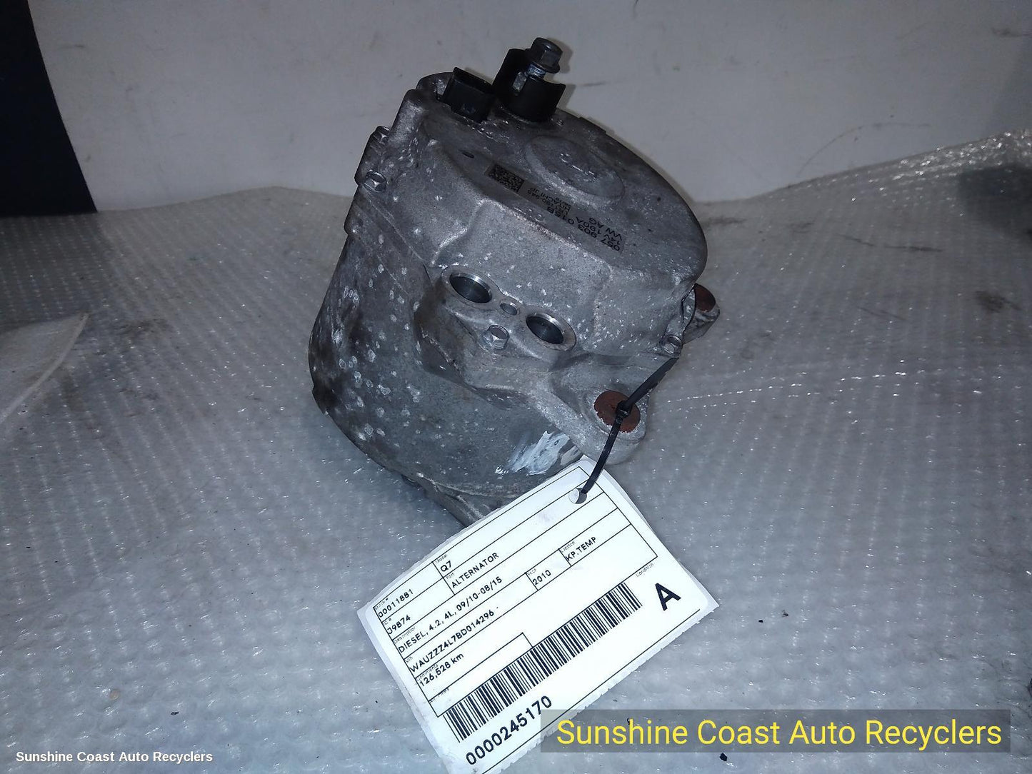2010-2015 Audi Q7 Alternator