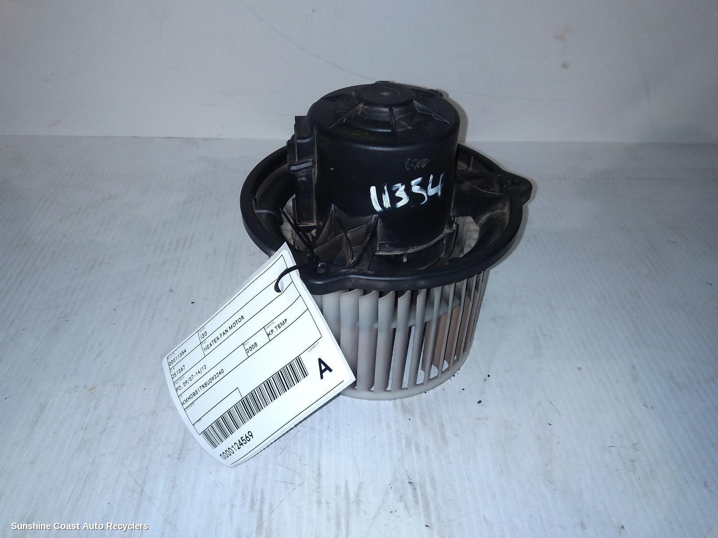 2008 Hyundai I30 Heater Fan Motor