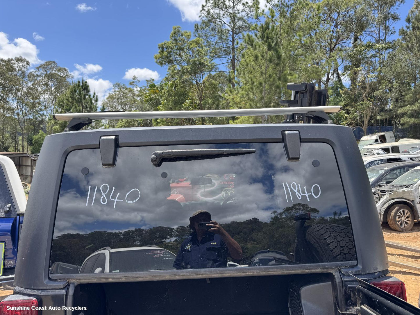 2013 Jeep Wrangler Rear Tailgate Glass