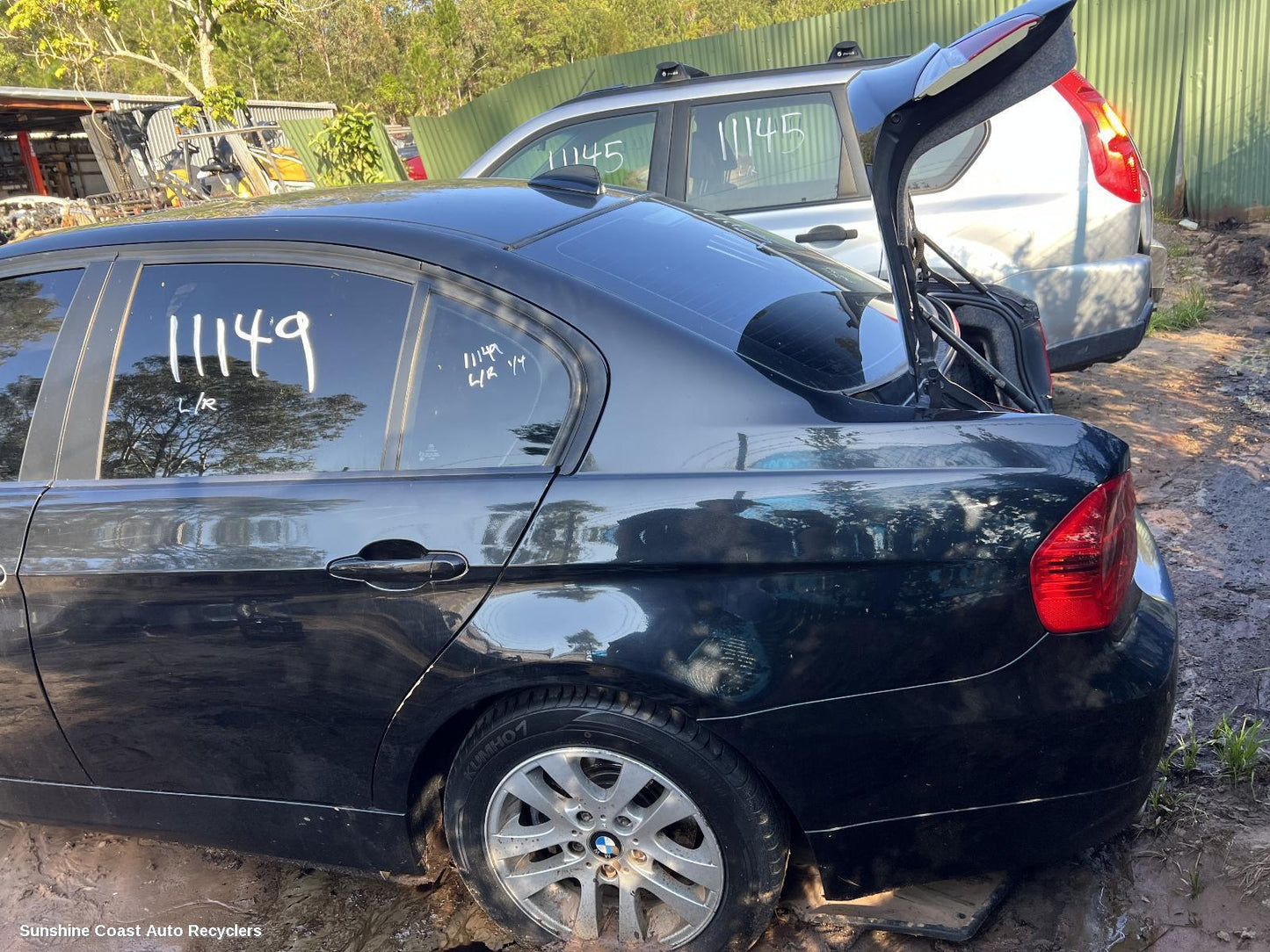 2007 Bmw 3 Series Left Front Window Reg Motor