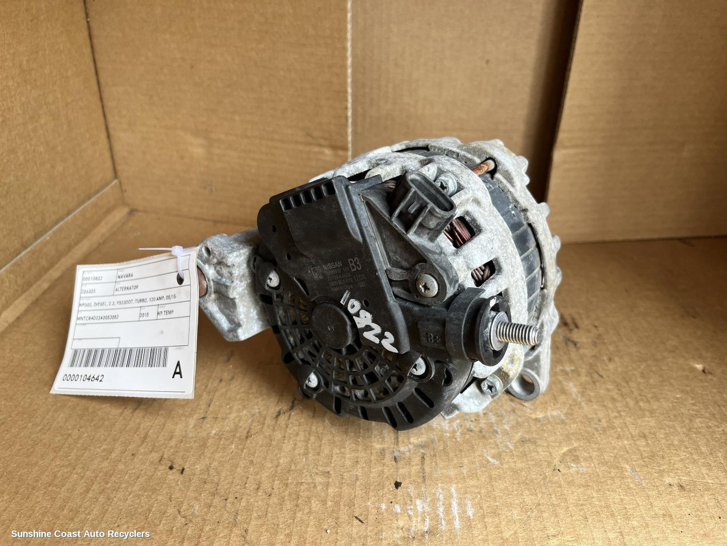 2018 Nissan Navara Alternator