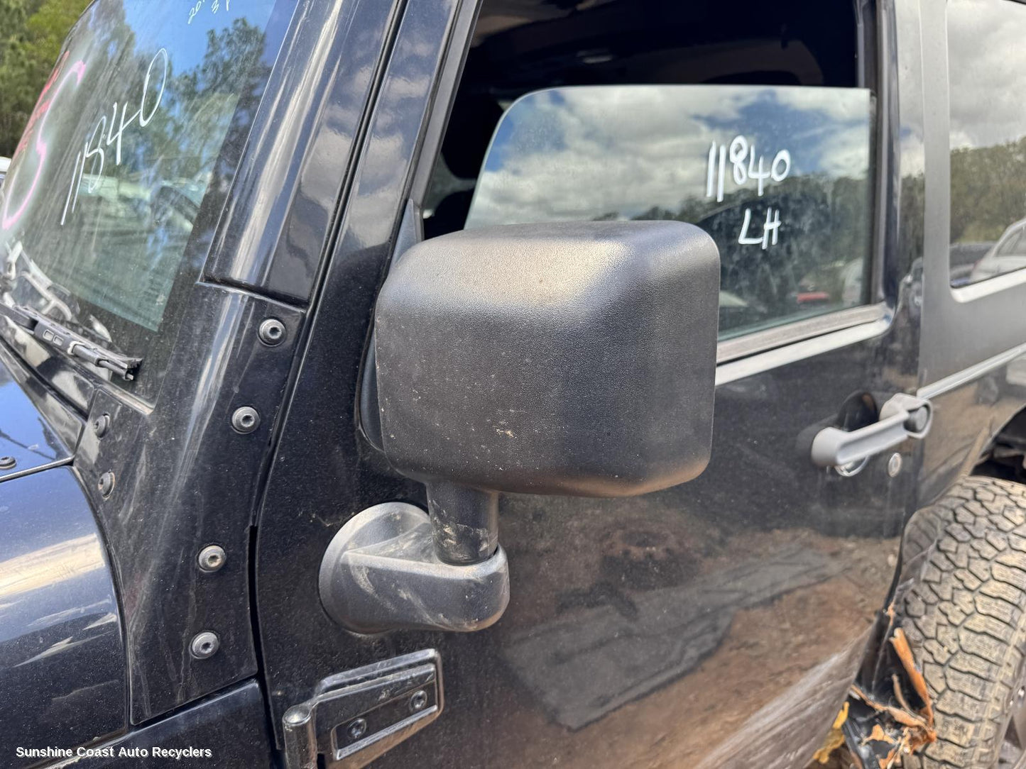 2013 Jeep Wrangler Left Door Mirror