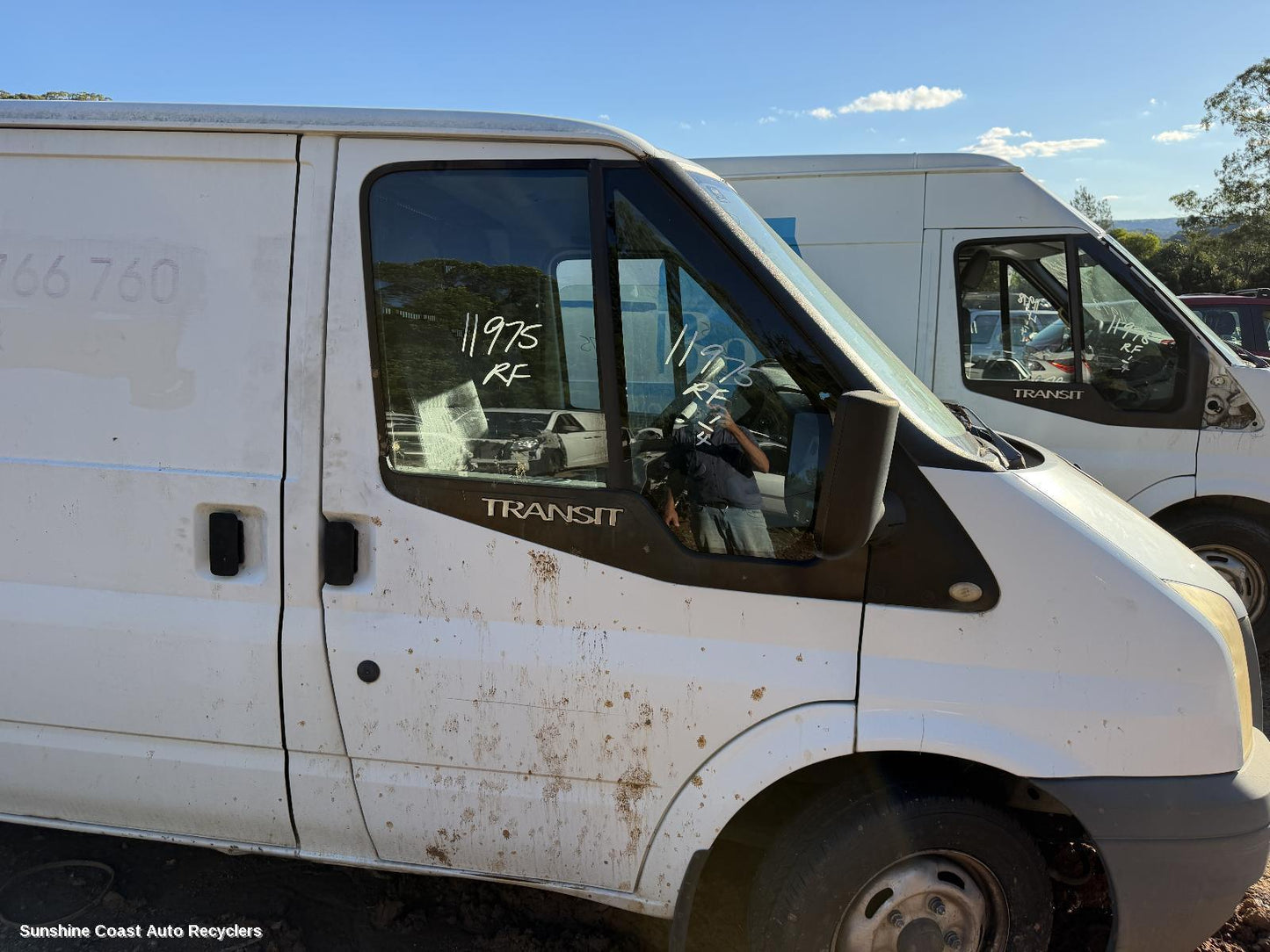 2006-2014 Ford Transit Right Front 1 4 Door Glass