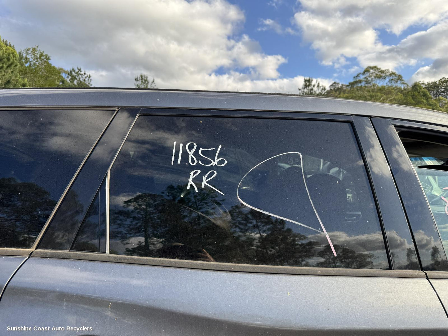 2016 Nissan Pathfinder Right Rear Door Window