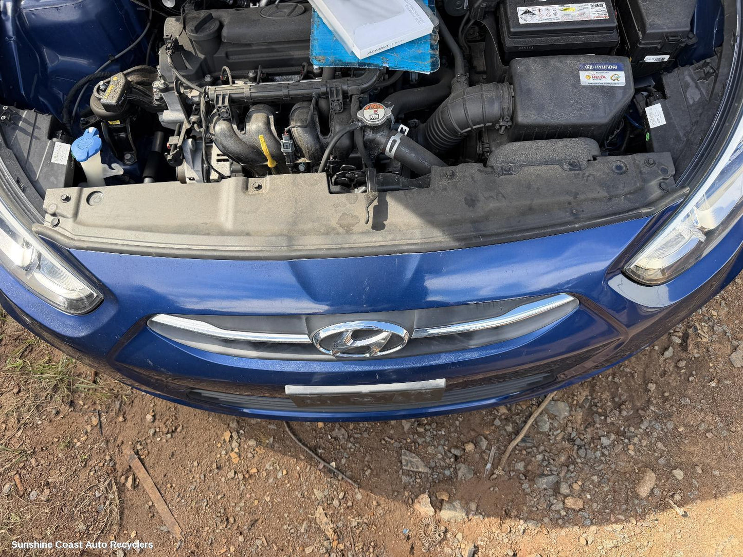 2011-2019 Hyundai Accent Bonnet Lock Support