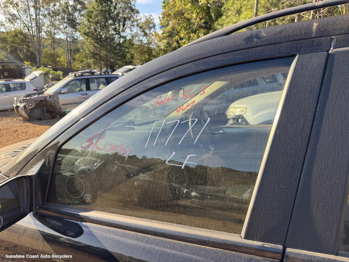 2008 Mercedes M Class Left Front Door Window