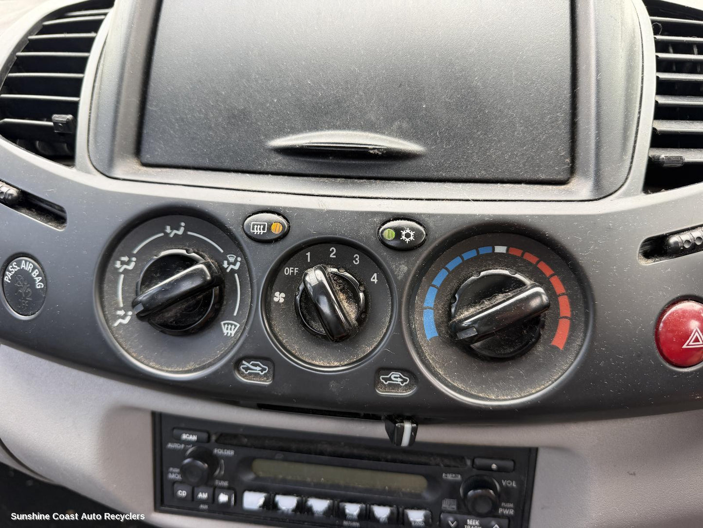 2006-2009 Mitsubishi Triton Heater Ac Controls