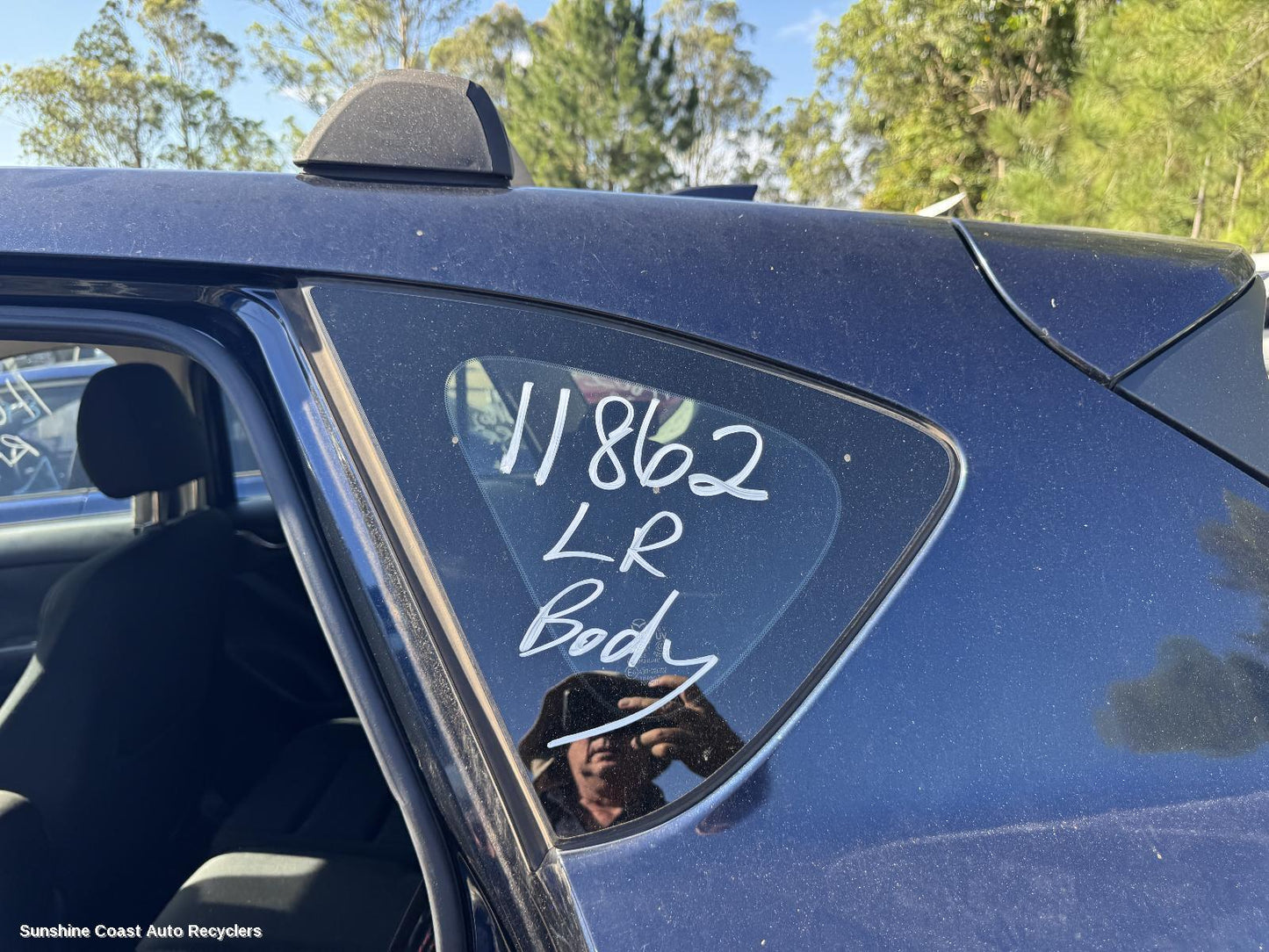 2013 Mazda Cx5 Left Rear Side Glass