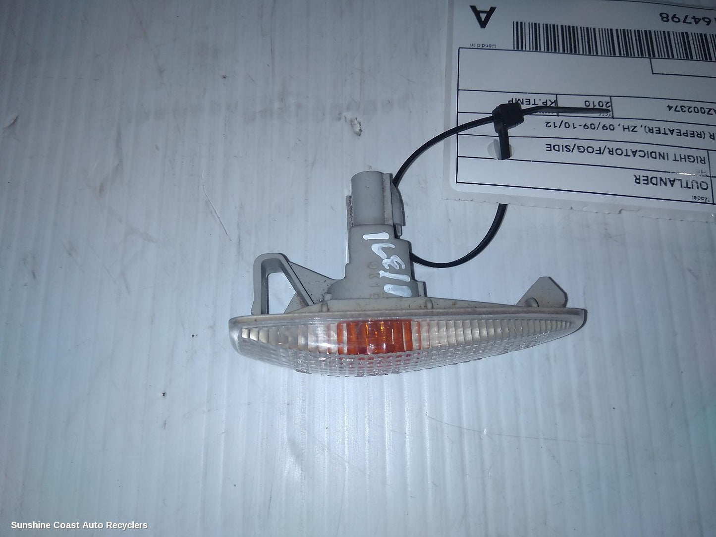 2010 Mitsubishi Outlander Right Indicator Fog Side