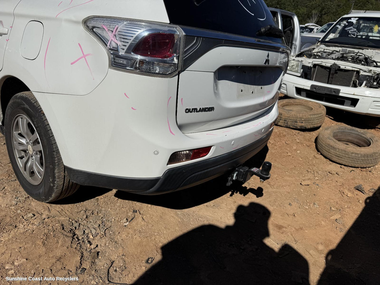2012-2014 Mitsubishi Outlander Rear Bumper