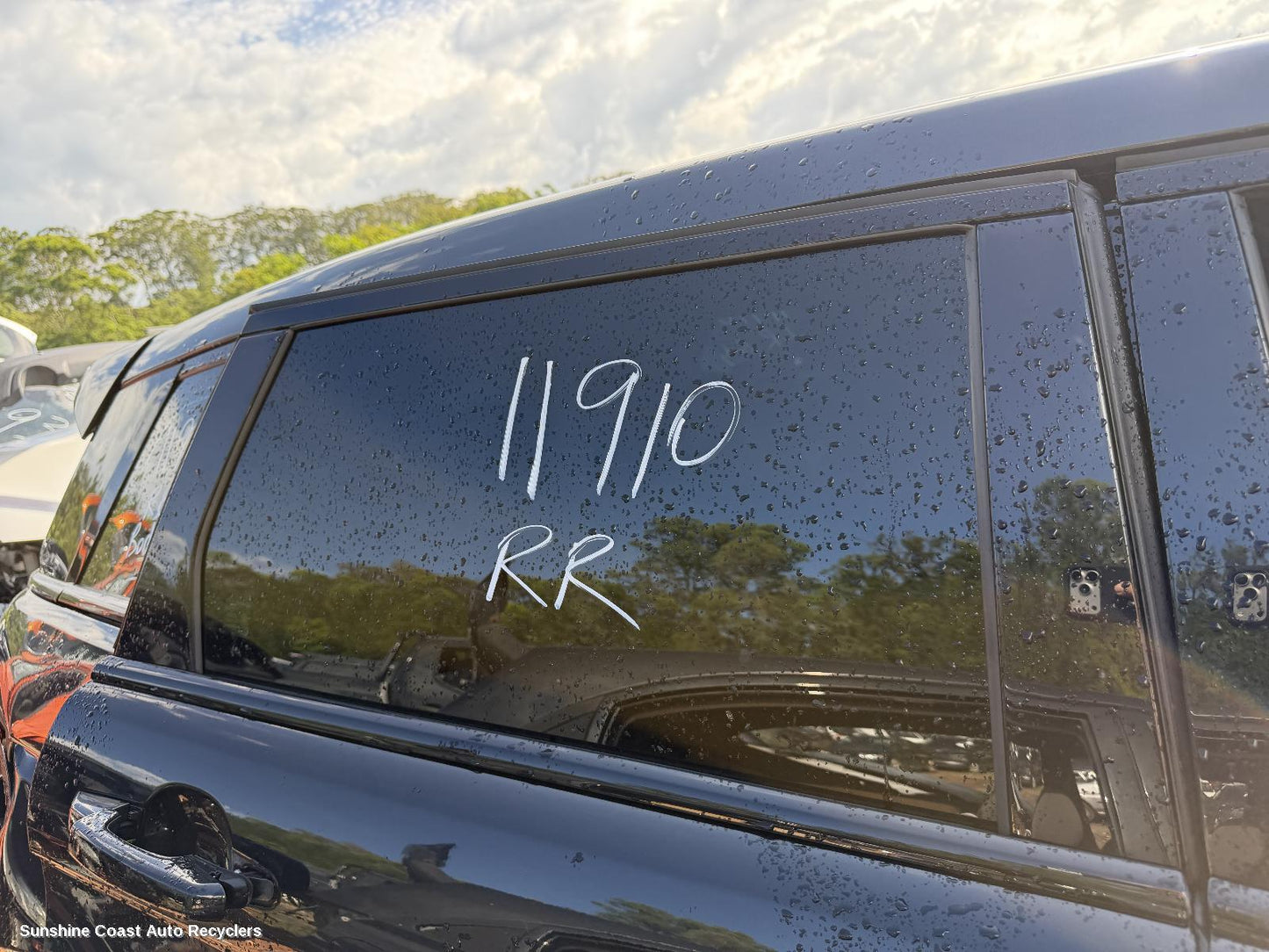 2019 Land Rover Rangerover Evoque Right Rear Door Window
