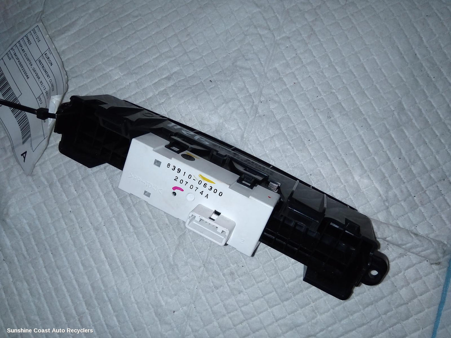 2012 Toyota Aurion Instrument Cluster