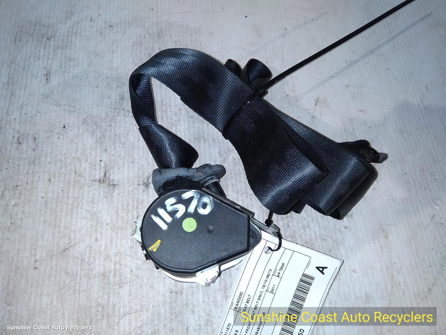 2011 Renault Kangoo Seatbelt Stalk