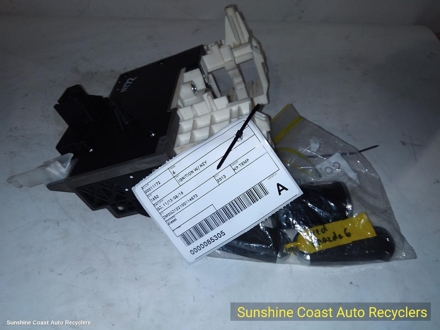 2013 Mazda 6 Ignition W  Key
