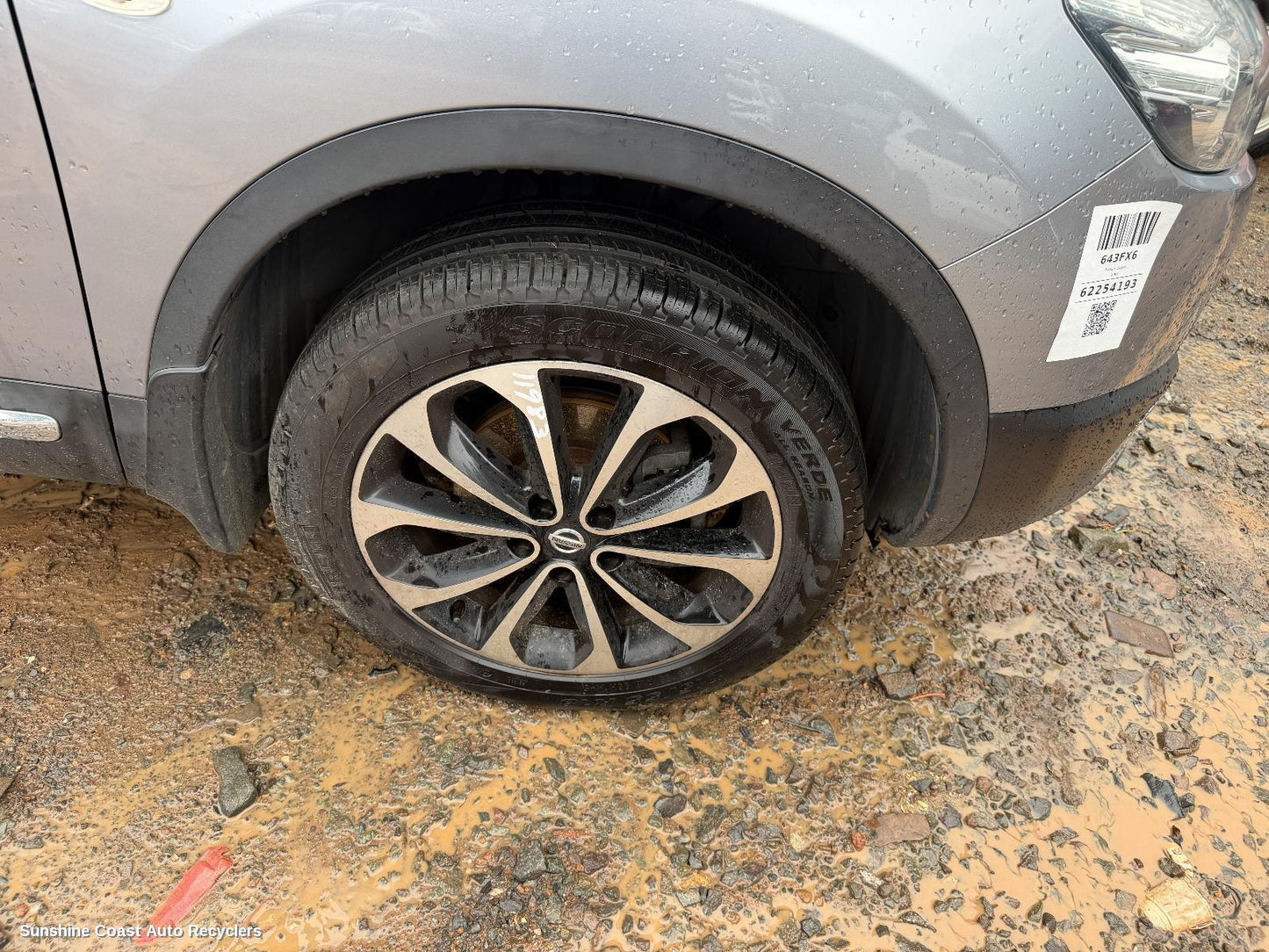 2007-2014 Nissan Dualis Wheel Arch Flare