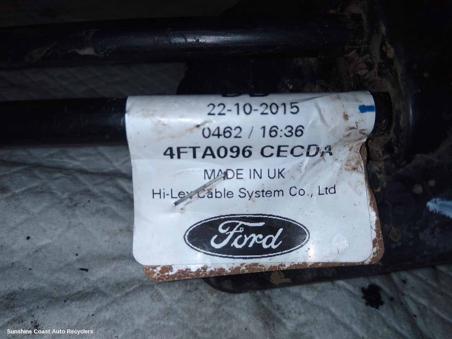 2015 Ford Transit Custom Misc