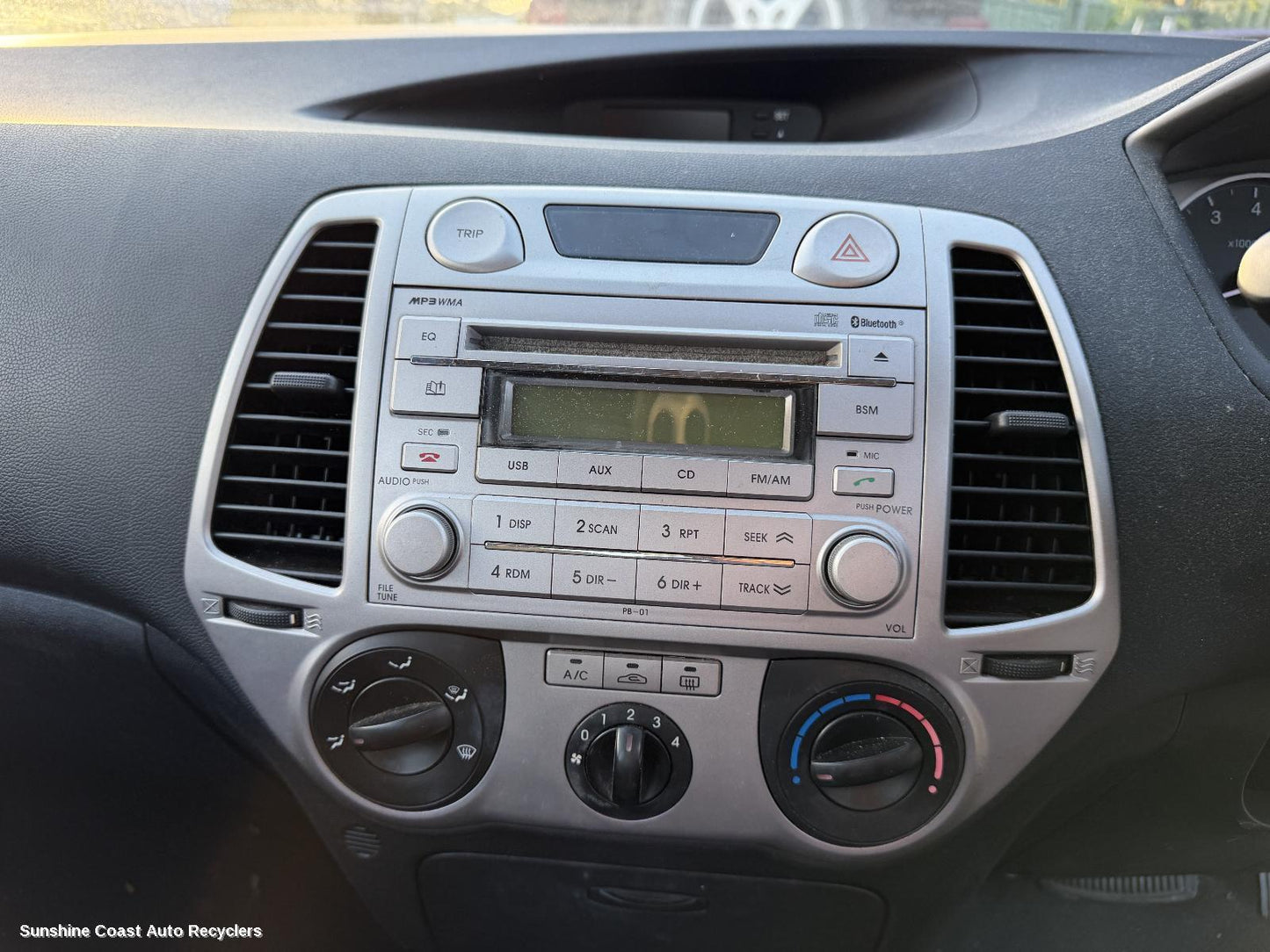 2010-2012 Hyundai I20 Heater Ac Controls