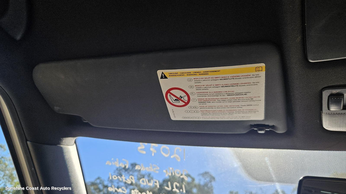 2011-2015 Skoda Fabia Sunvisor