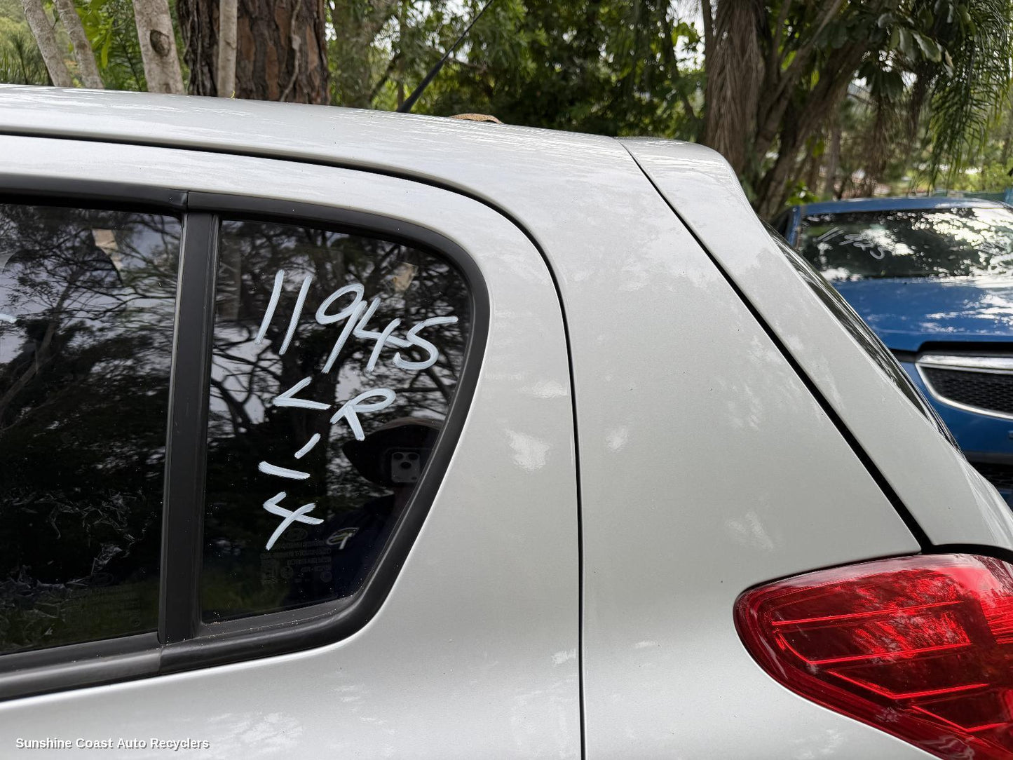 2010-2015 Hyundai I20 Left Rear 1 4 Door Glass